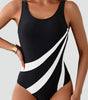 Maillot de Bain Une Pièce Sculptant pour Femme | Idéal pour la Natation