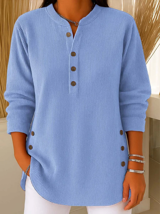 Pull à détails de nœuds subtils pour femmes