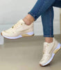 Basket Running Légère et Respirante en Tissu à Lacets pour Femme