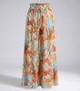 Pantalon Palazzo Fluide et Large à Taille Haute pour Femme