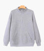 Pull Col Montant Zippé avec Poches pour Femmes
