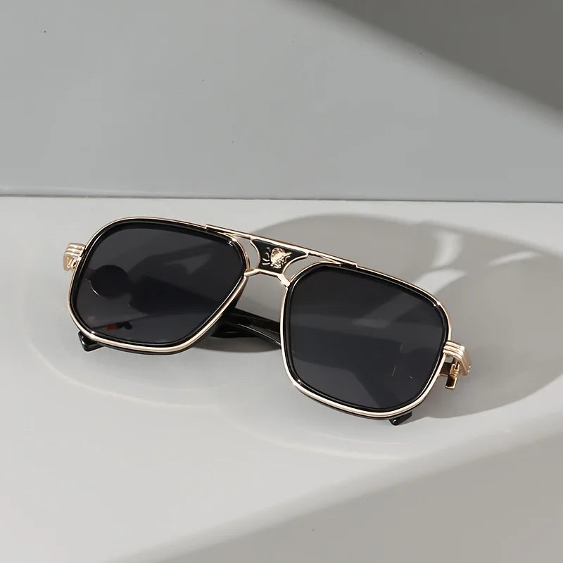 Lunettes de Soleil en Métal à Protection UV400 pour Femmes
