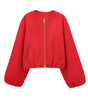 Blouson Bomber Femme Col Rond pour Femmes