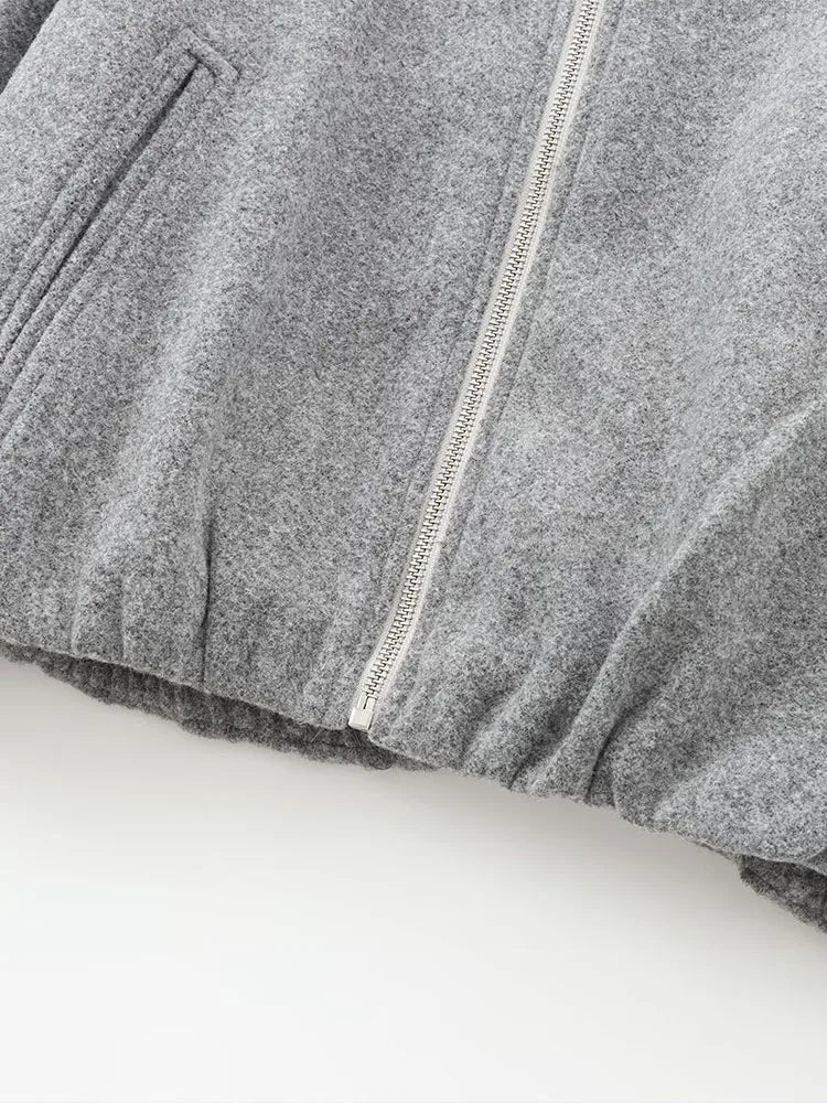 Blouson Bomber Femme Col Rond pour Femmes