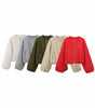 Blouson Bomber Femme Col Rond pour Femmes