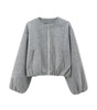 Blouson Bomber Femme Col Rond pour Femmes