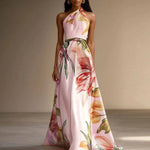 Robe Longue À Imprimé Floral pour Femmes