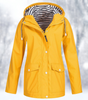 Veste de Pluie Courte à Capuche pour Femme