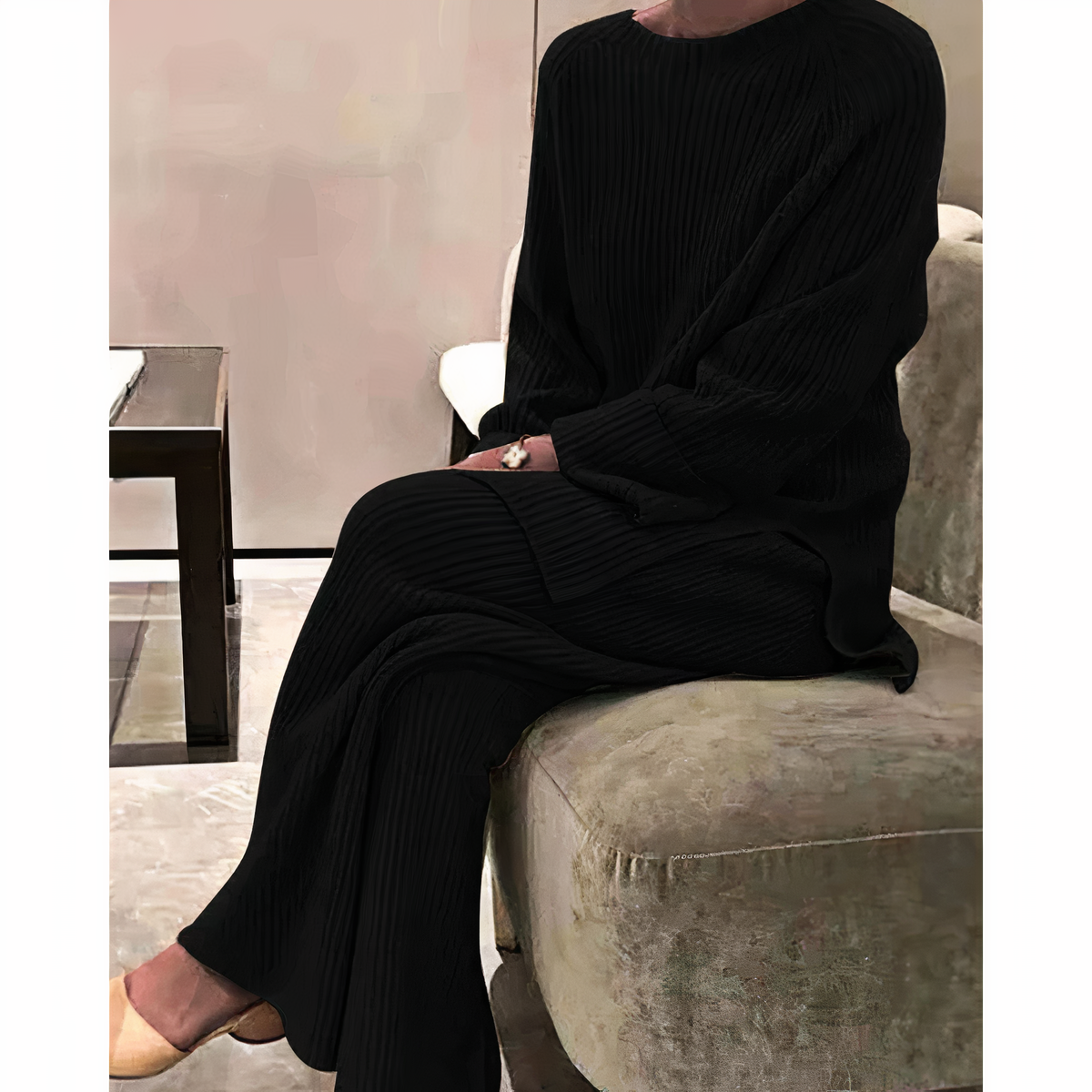 Ensemble en Tricot à Manches Longues pour Femme | Idéal pour le Quotidien