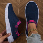 Baskets Slip-On en Maille Souple pour Femme