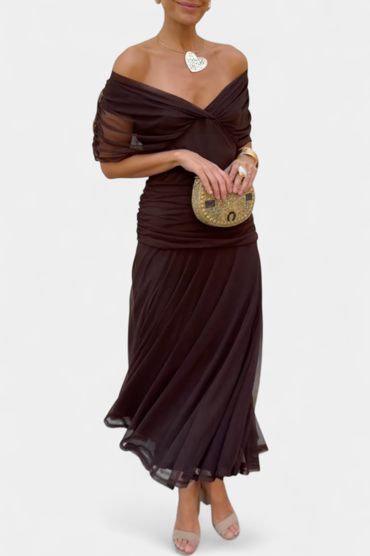 Robe Longue à Imprimé Floral pour Femme