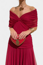 Robe Longue à Imprimé Floral pour Femme