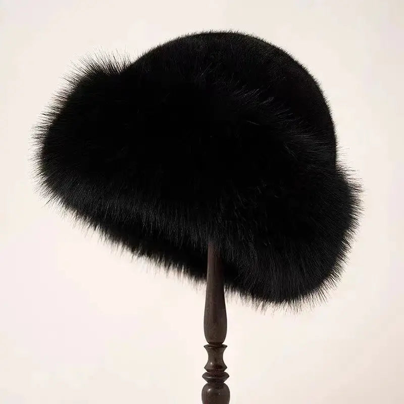 Bonnet en fausse fourrure pour Femme