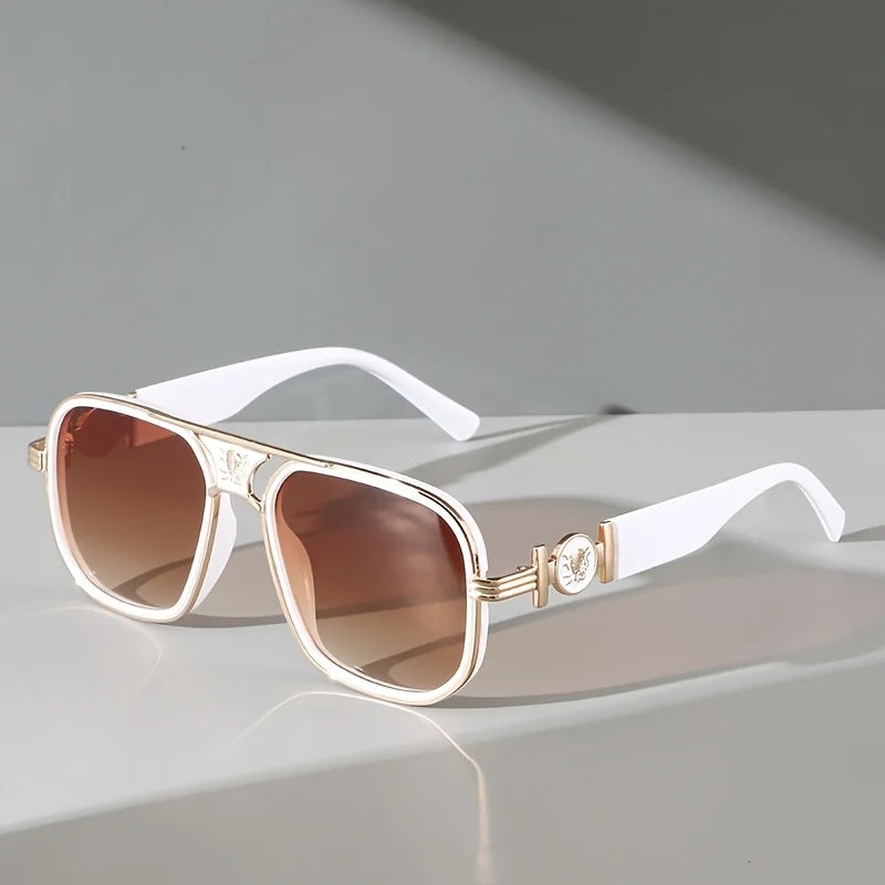 Lunettes de Soleil en Métal à Protection UV400 pour Femmes