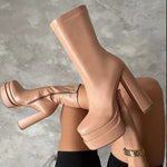 Bottines à Talon Haut et Plateforme pour Femme | Idéales pour le Quotidien