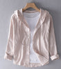 Blouse Longue en Lin avec Capuche pour Femme | Idéale pour le Printemps