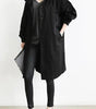 Manteau Long Oversize à Capuche pour Femme