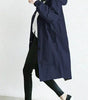 Manteau Long Oversize à Capuche pour Femme