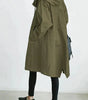Manteau Long Oversize à Capuche pour Femme