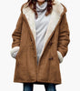Manteau Grande Taille pour Femmes avec Poches et Fermeture Boucle