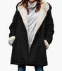 Manteau Grande Taille pour Femmes avec Poches et Fermeture Boucle
