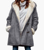 Manteau Grande Taille pour Femmes avec Poches et Fermeture Boucle