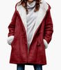 Manteau Grande Taille pour Femmes avec Poches et Fermeture Boucle