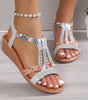 Sandales Compensées à Strass pour Femme | Idéales pour les Sorties