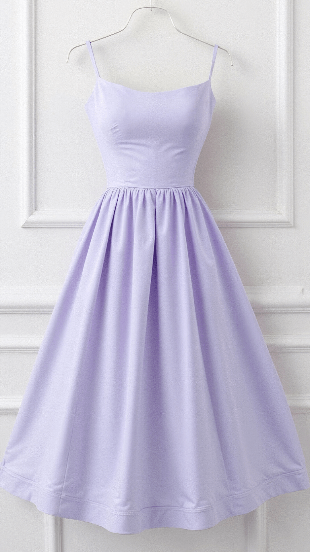 Robe Midi à Encolure Ascot et Coupe Évasée pour Femme | Idéale pour l'Été