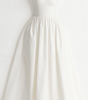 Robe Midi à Encolure Ascot et Coupe Évasée pour Femme | Idéale pour l'Été