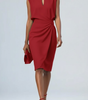 Robe Midi à Encolure Ronde et Détail Noué pour Femme | Idéale pour l'Été