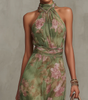 Robe Longue Imprimée Florale pour Femmes