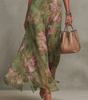 Robe Longue Imprimée Florale pour Femmes