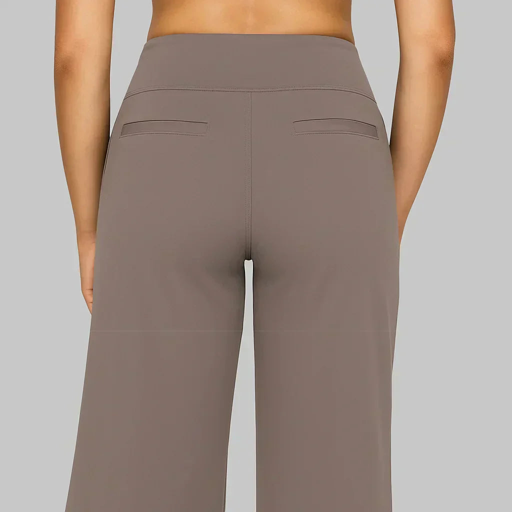 Pantalon Yoga Taille Haute et Poches pour Femmes