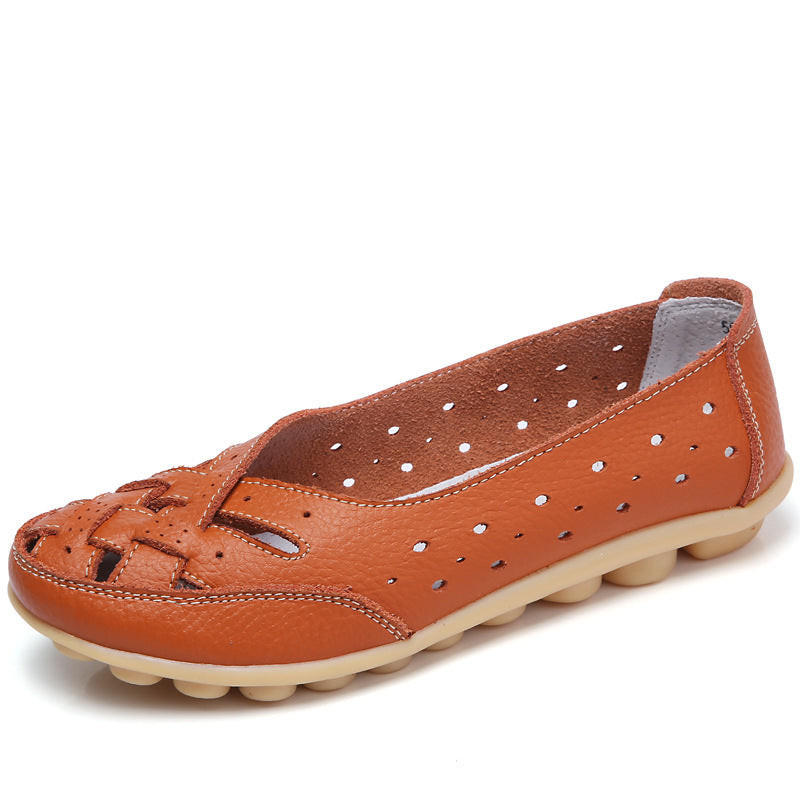 Ballerines En Cuir Microfibre Confortables Pour Femme | Idéales pour le Quotidien