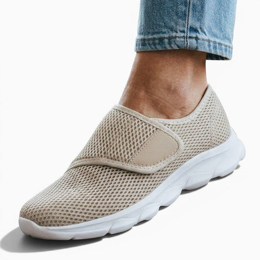 Basket Confort pour Pieds Larges en Maille Respirante pour Femme - Emilia Lane