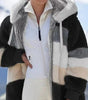 Veste Polaire Oversize à Capuche pour Femme