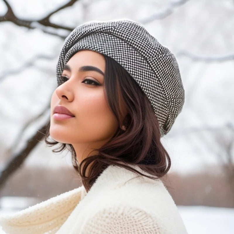 Beret en Laine de Qualité pour Femme