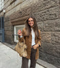 Blazer Femme coupe droite avec revers crantés - Emilia Lane