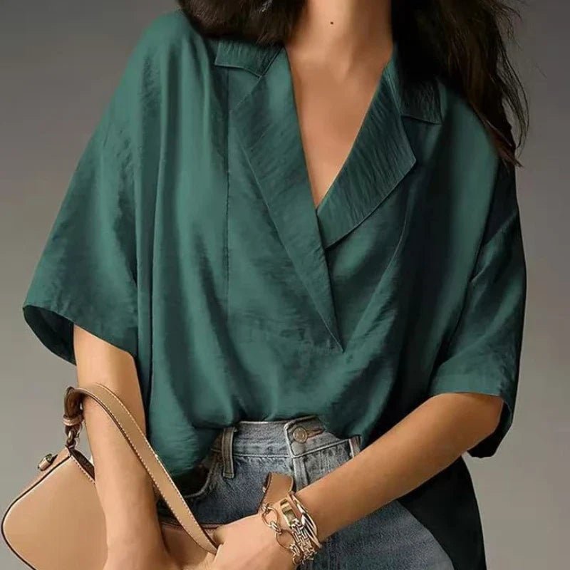 Blouse Oversize avec Manches Tombantes pour Femme | Idéale pour le Quotidien - Emilia Lane