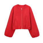 Blouson Bomber Femme Col Rond pour Femmes - Emilia Lane