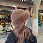 Bonnet en fausse fourrure pour Femme - Emilia Lane