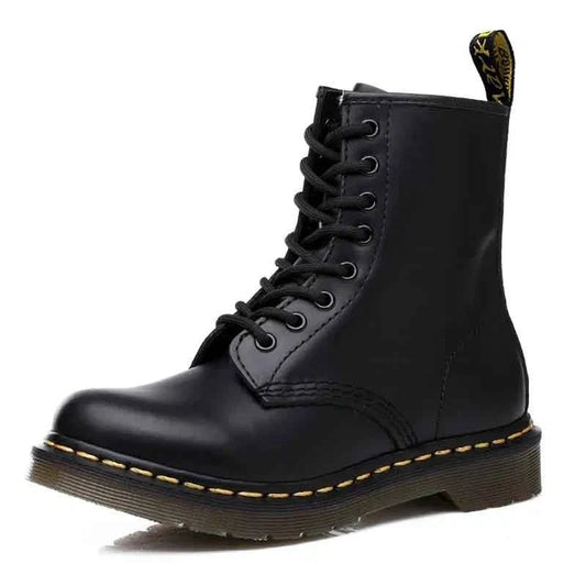 Bottes Martin à Lacets en Cuir pour Femme - Emilia Lane