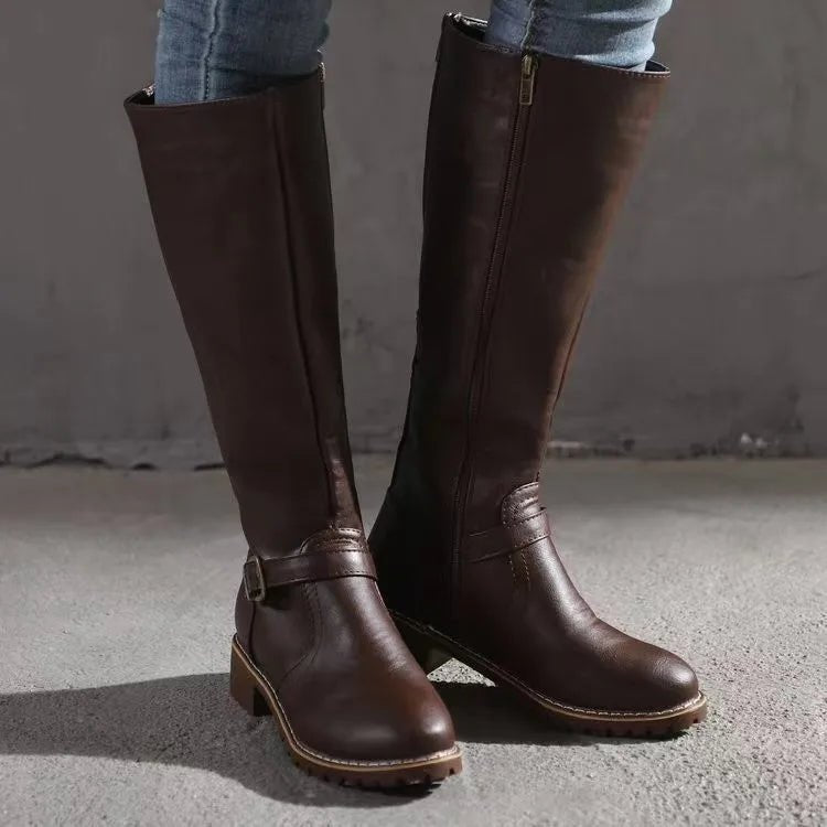 Bottes Orthopédiques en Cuir Élégantes pour Femmes - Emilia Lane