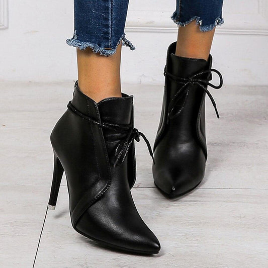 Bottines à Talons Fins et Bout Pointu pour Femme | Idéales pour le Quotidien - Emilia Lane