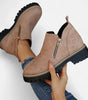 Bottines courtes à semelle crantée pour femmes - Emilia Lane