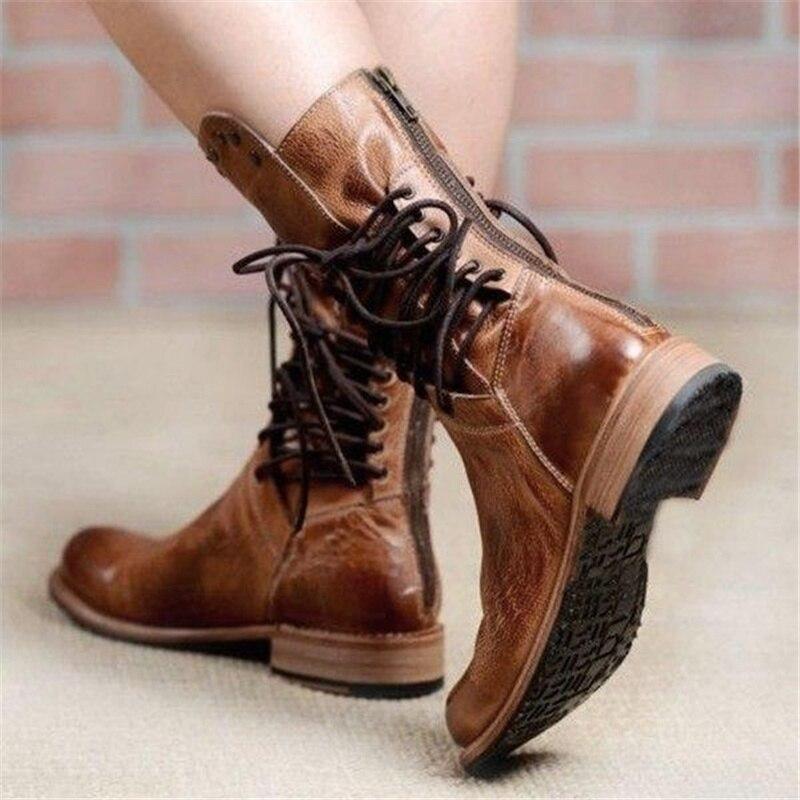 Bottines en Cuir à Lacets Élégantes pour Femmes - Emilia Lane