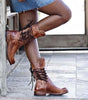 Bottines en Cuir à Lacets Élégantes pour Femmes - Emilia Lane