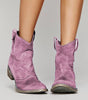 Bottines femme effet daim style western - Emilia Lane