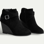 Bottines Martin À Talons Épais Pour Femme | Idéales Pour l'Automne - Emilia Lane